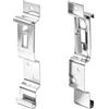 XIAOJING0 2 Pezzi Supporto Portatarga per Porta Targa in Acciaio Inossidabile,Auto Clip Targa Rimorchio,Porta Targa