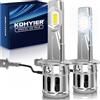 KOHYIER Lampadina LED H1 140W 40000LM, 800% Luminosa Bianco Xeno 6000K 12V H1 LED, Dimensione Mini 1:1, Plug and play, 2 Pezzi