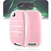 LELNOOS Cover Chiave Auto, Silicone Custodia Chiave Protettiva Copri Chiavi per Kia Picanto Sportage Rio Ceed Proceed Xceed Stonic Venga Sorento Soul Carens Niro Optima Stinger Seltos Solaris