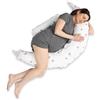 Koala Babycare Cuscino Gravidanza per Dormire XXL 2 in 1 Sfoderabile - Cuscino Allattamento Ipoallergenico ed Ergonomico - Federa esterna 100% Cotone