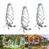 DIELOVEHUA 3PCS Riflettori a Spirale Repellenti per Uccelli, Dispositivo Riflettente Appendibile per Allontanare Uccelli, Picchio