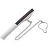 AMBEDORA Fermacravatta da uomo in argento mod. 11 con ambra, stile moderno, ambra naturale, colore ciliegia, regalo per uomini, Standard, Metallo prezioso, Ambra