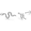 Limerencia Piercing Tragus in Titanio 18G, Confezione da 2 Orecchini Piercing Medici con Filettatura in Titanio Ipoallergenico Helix per Orecchio, Lingua, Ciglia, Labbro, Setto, Naso, 18G, Pelle, Non