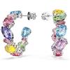 Swarovski Orecchini a cerchio asimmetrici Swarovski Gemstone 5692412