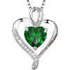 LAVUMO Collana Donna Ciondolo Cuore Inciso I Love You Collana Argento 925 Donna Finitura Oro/Rodio/Oro Rosa Amore Gioielli Regalo per Fidanzata Moglie (Ottone-Argento-05-maggio)