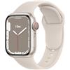 DONEGANI C1B per Cinturino Apple Watch 40mm 44 mm 46mm 42mm 45mm 41mm 38mm 49mm Se Ultra 2 Serie 10 9 8 7 6 5 4 3 Band Bracciale Sport Silicone, Luce stellare