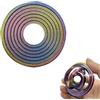 CZNBZIU Fidget Spinner a 6 Anelli Piegabile - Toy Antistress per Dita, Ideal per Ridurre l'Ansia