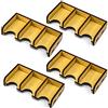 Waldfelsen 4 porta carte da gioco in legno con 3 scomparti per carte di dimensioni 44 x 68 mm, adatto per i coloni (adatto per carte di materie prime e merci commerciali)