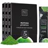 Matcha & CO Matcha Premium Sticks to Go x 18, 18 monodosi di tè Matcha, grado premium cerimoniale, in polvere biologica dal Giappone, 100% naturale, tè verde, 18 g