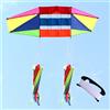 Aquilone colorato giocattolo paracadute per bambini gioco sportivo