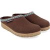 HAFLINGER Pantofole Unisex Adulto Grizzly Franzl 711001, Numero:40 EU, Colore:Marrone