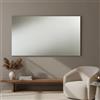 Dmora - Specchio Durban, Specchiera, Articolo d'arredo a muro, Decorazione con specchio, Made in Italy, Antracite, 120x2h65 cm