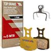 Top Brake pastiglie Freni a Disco per Formula Cura/Oval/The One/Mega/RX/ R1/ R1R/ T1/ C1/ Cura-E (Premium E+ - Oro)