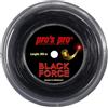 Generisch Pros Pro Black Force - Corda da tennis, 200 m, 1,29 mm, colore: Nero
