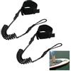 Changyeah 2 pezzi Leash Sup Board da 10 ft in TPU Paddle Leash con passante per i piedi, Surfboard Leash, Surf Leash, Surfboard di sicurezza, Sup Kayak, guinzaglio di sicurezza per il surf