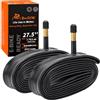 YunSCM 2PCS 45/62-584 27.5 pollice Camera d'aria 27.5x1.75/1.95/2.25/2.40 AV48mm Valve Compatibile 27.5 pollice Bici da strada city bike mountain bike 27.5X1.75 27.5X1.95 27.5X2.25 27.5X2.35 27.5X2.40
