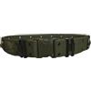 ALGI Cinturone Verde Tattico H 5,50 cm con Fibbia Sicurezza (XXL/3XL)