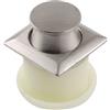 sourcing map Maniglia pomello per porta da cucina, colore: argento/beige