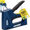 Rapid ALU740 PRO Graffatrice Manuale 2-in-1 per Graffe n. 140 e Chiodini n.8, Dotata di Impugnatura Ergonomica, Parti Interne in Acciaio e Regolatore di Forza a 2 Fasi (5001676)