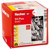 fischer 568008 SX Plus - Tassello a espansione da parete, 8 x 40 mm, confezione da 100
