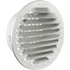 La Ventilazione GTAP100R Griglia Tonda da Incasso, Alluminio, ø 90 mm