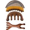 AVUELOI Lymphatic drainage face e testa brush, 3 pezzi, massager for jawline & chin,facial sculpting tool, spazzola per massaggio viso per adattarsi con precisione alla pelle e prevenire l'affaticamento