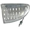 PROPOSTEONLINE Fanale realizzato per Smart FORTWO dal 2007 al 2014 laterale Sinistro a LED Fumé A4519067700C40A