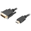 Lanberg Cavo Lanberg CA-HDDV-10CC-0018-BK (HDMI M - DVI-D (18+1) M 1.8m Nero) [CA-HDDV-10CC-0018-BK]