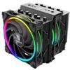Akasa Dissipatore CPU Akasa Soho H7 Dual Tower ARGB 120mm Nero