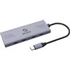 Akasa Hub usb Akasa AK-CBCA32-18BK usb 3.2 tipo C 4 porte Argento