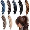 RANYAKE Banana Clip pettine per Capelli,7 Pezzi Fermagli per Capelli a Banana Retrò per Acconciature,Code di Cavallo e Acconciature Raccolte