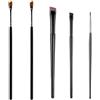 Helweet Pennello per Eyeliner ad Angolo, obliquo, Set per sopracciglia, per trucco occhi di precisione 5pcs