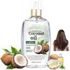 TUOSHITONG Olio essenziale spray per capelli all'olio di cocco, trattamento rinforzante per capelli, leggero, lucentezza luminosa, doma istantaneamente l'effetto crespo, aggiunge lucentezza, districa, per