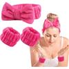 OWITER Skincare Fascia e polsini Make Up Fascia da polso per viso (rosa acceso, 1 pezzo (confezione da 1)
