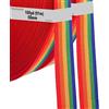 TUKA-i-AKUT 182m x 50mm Cinghia Arcobaleno per Fettucce, PP Tessuto Tessitura Nastro, Cinghie per Imballaggio Fornisce Accessori, DIY Craft Borse Cinghie Decorazione Regalo Artigianato 2x91m TKB5073-colorful-2X