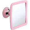 Mirrorvana Fogless Shower & Shaving Mirror with Upgraded Suction Mount for Bathroom, Anti Fog & Mist Free Shatterproof Surface and 360° Swivel, 16cm x 16cm (1X Magnification)