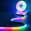 JOYLIT Striscia LED COB 24V RGBCCTIC 10M, RGB Indirizzabile WS2811 + Bianco Regolabile 2700K-6500K con Inseguimento Colori, Alta Densità 840LEDs/m, Uniforme, SPI per Decorazione Interni (Solo Luce)