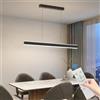 Mikeru 120CM Lampadari Sala da Pranzo, 54W Sospensione isola luce, 3000-6000K Temperatura di Colore Regolabile Cucina Lineare Luce a Sospensione 10%-100% Dimmerabile con Telecomando Sala Pranzo luci