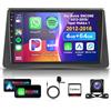 VECHTEL 4G 64G VECHTEL 9Autoradio Bluetooth per Opel Mokka 1 2012-2016/Buick Encore 2013-2015 Carplay Android Auto,DSP EQ,1280 * 720,Wifi GPS Navi,Mirror link,RDS/FM Radio 2 din con Retrocamera AHD