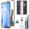 RongZy LCD Display per Cubot Kingkong 8 Schermo LCD Touch Screen Assemblea Sostituzione di Vetro Digitalizzatore con Strumenti(Nero)