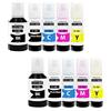 Supply Guy Inchiostro compatibili con Epson 105 106 per EcoTank ET-7700 ET-7750 (10 Flaconi di Inchiostro da 2x127ml, 8x70ml)