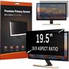 HaruYo 19.5 Pollici Filtro Privacy Premium, Anti-Spia Privacy Filter, Rimovibile Pellicola de Protezione Filtro Anti Luce Blu per Monitor & Computer Portatile (19.5 16:9)