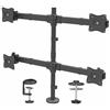 StarTech Braccio Scrivania 4 Monitor VESA 27 8Kg Articolato (ARMQUAD)