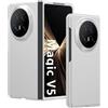 GIOPUEY Cover Compatibile con Honor Magic V5, Materiale PC Rigido Custodia, Comodo e Liscio al Tatto Case，Antiurto, Anti-Impronta - White