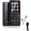 Ouitble Player MP3/MP4 Player 64GB Bluetooth 5.0 Hifi Music Player MP3, Schermo LCD da 1,8 Pollici con Altoparlante Video E-book Photo Viewphone Supporta Fino a 128 GB (Black)