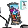 Didarenba Porta Cellulare Scooter 4 Fissaggi Specchietto Retrovisore