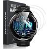 ZhuoFan 4 Pezzi Pellicola Protettiva per Garmin forerunner 965,HD Trasparente TPU Film Alta Risoluzione Auto Guarigione Protettiva per Garmin forerunner965 Protezione Pellicola