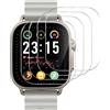 GIOPUEY Pellicola Protettiva per Realme Watch 5, [4 Pezzi] Vetro temperato Schermo Protezione Pellicola [Copertura Completa] [Anti-graffio] - Trasparente