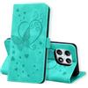 CASAFUNY Custodia per Xiaomi Redmi Note 15 5G, Cover in Pelle Protettiva Portafoglio Magnetica Flip Case Libro per Redmi Note 15 5G, Verde