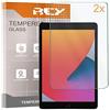 REY Pack 2X Pellicola salvaschermo per iPad 10.2 2019 - iPad 2020 10.2 - iPad 10,2 2021, Pellicole salvaschermo Vetro temperato, di qualità Premium Tablet